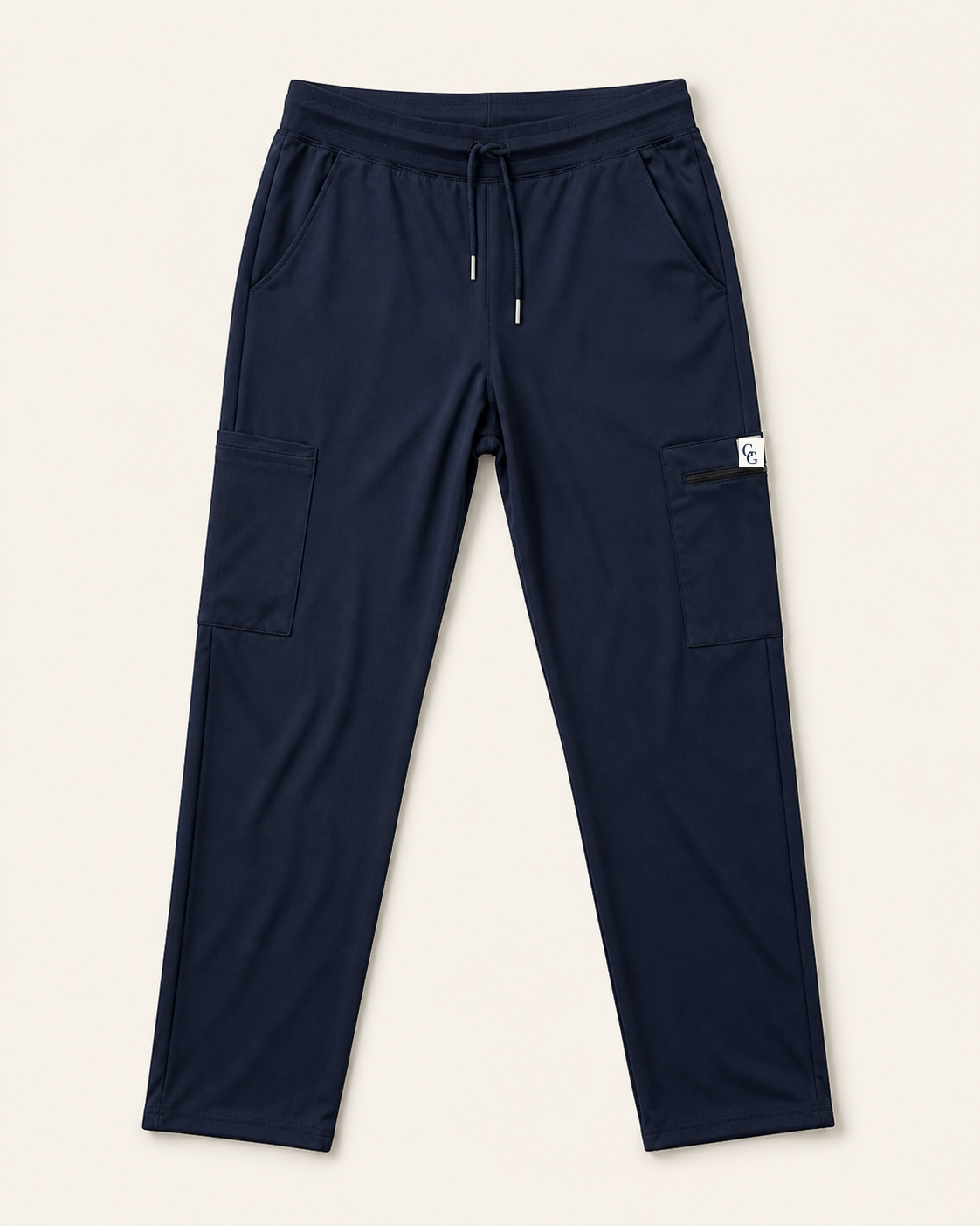 Aurum Flex Trousers in Navy Blue