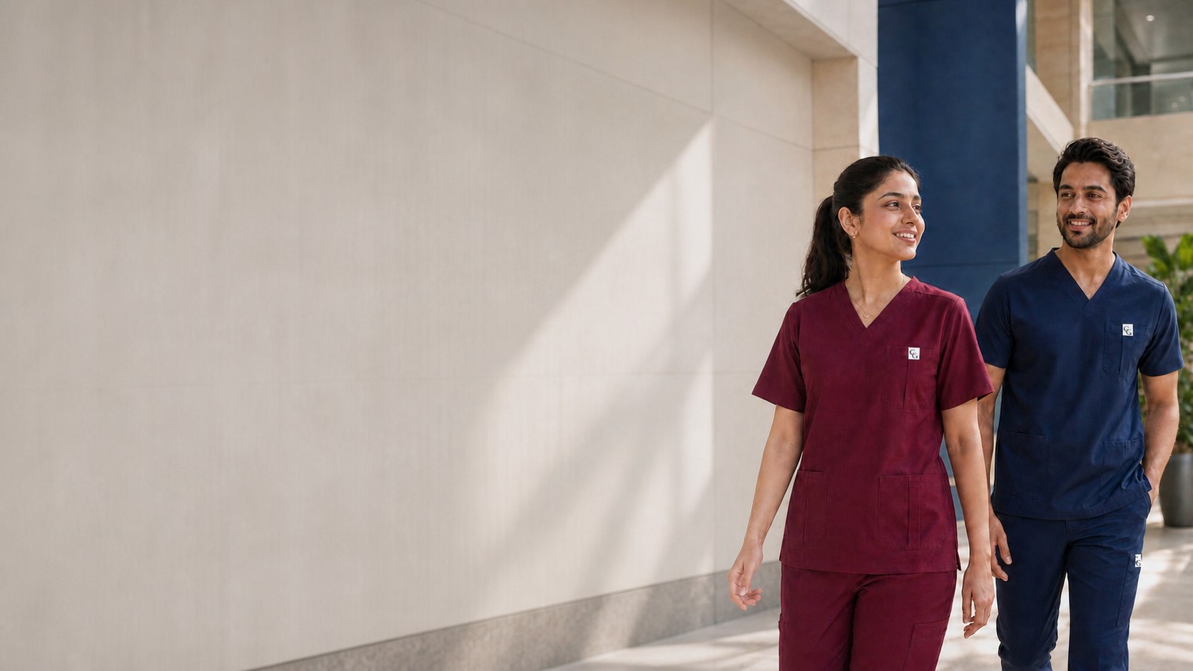 Gear & Gown clinicians wearing the first scrub collection