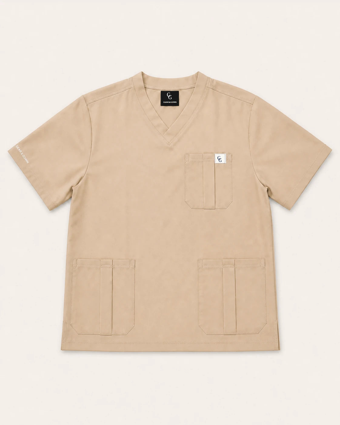 Core Ease beige scrub top
