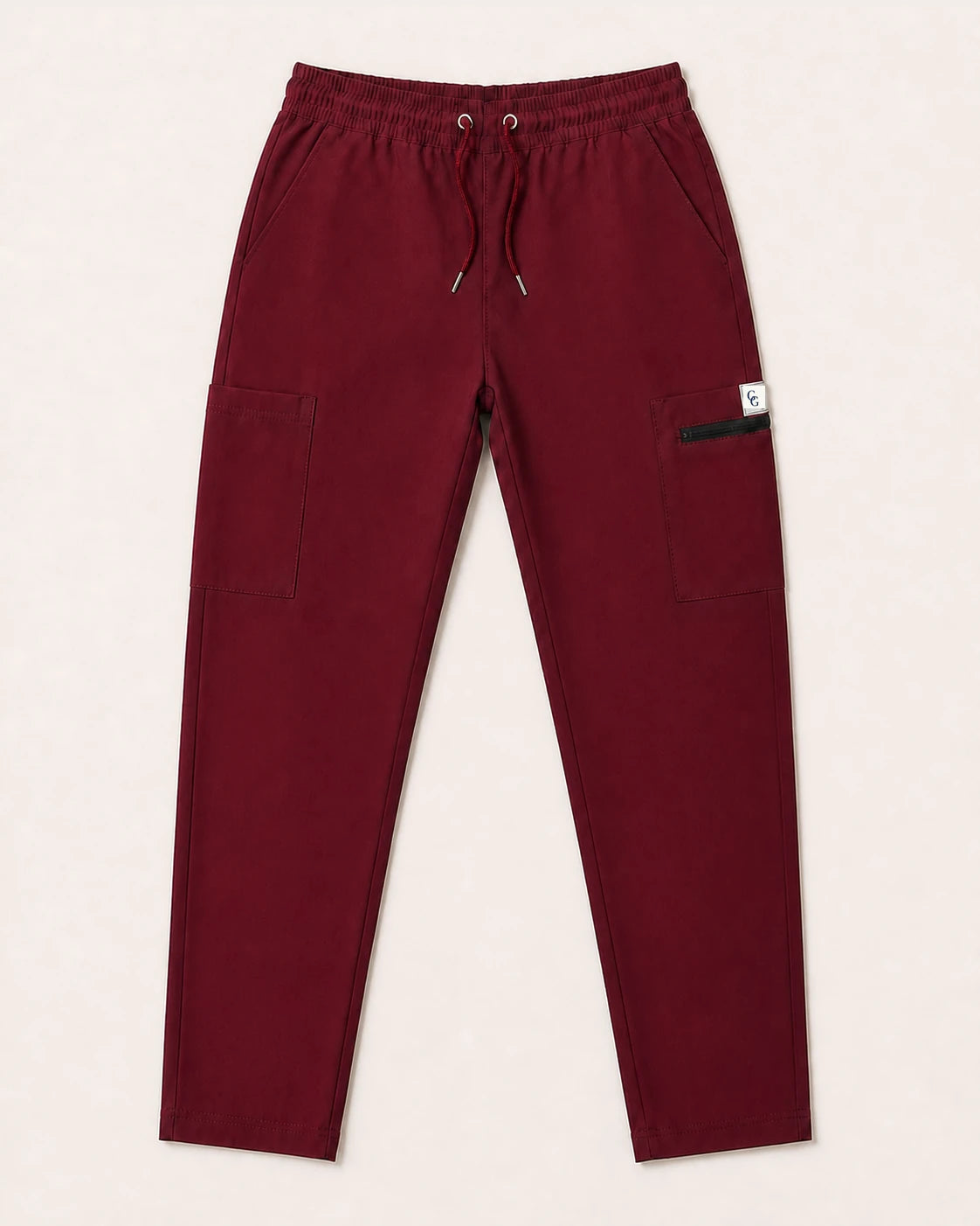 Core Ease maroon scrub trousers