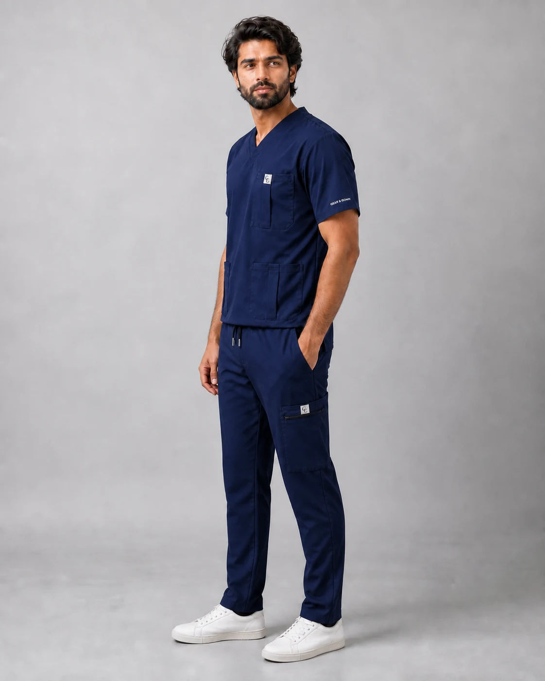 Forma Micro navy blue on male model